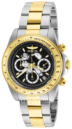 Invicta Czarny/Stal w odcieniu złota Ø39.5 mm 24484