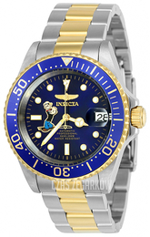 Invicta Niebieski/Stal w odcieniu złota Ø40 mm 24487