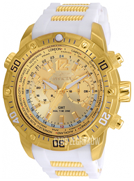 Invicta Aviator Żółte złoto/Stal w odcieniu złota Ø50 mm 24581