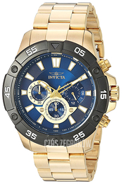 Invicta Pro Diver Niebieski/Stal w odcieniu złota Ø48 mm 24585