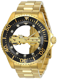 Invicta Pro Diver Czarny/Stal w odcieniu złota Ø47 mm 24694