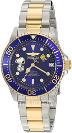 Invicta Character Niebieski/Stal w odcieniu złota Ø36 mm 24794