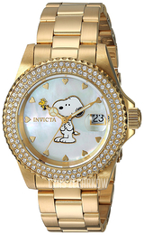 Invicta Biały/Stal w odcieniu złota Ø40 mm 24809