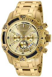 Invicta Pro Diver Żółte złoto/Stal w odcieniu złota Ø51 mm 24860