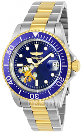 Invicta Niebieski/Stal w odcieniu złota Ø40 mm 24862