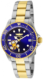 Invicta Niebieski/Stal w odcieniu złota Ø36 mm 24866