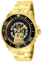 Invicta Czarny/Stal w odcieniu złota Ø47 mm 24909