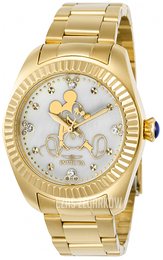 Invicta Biały/Stal w odcieniu złota Ø40 mm 24913