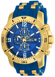 Invicta Pro Diver Niebieski/Stal w odcieniu złota Ø50 mm 24966