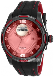 Invicta Lupah Czerwony/Guma Ø48 mm 25101