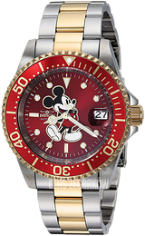 Invicta Czerwony/Stal w odcieniu złota Ø40 mm 25104