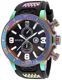 Invicta Jason Taylor Czarny/Stal Ø52 mm 25189