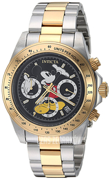 Invicta Czarny/Stal w odcieniu złota Ø39.5 mm 25194