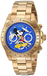 Invicta Niebieski/Stal w odcieniu złota Ø39.5 mm 25195