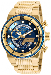 Invicta S1 Niebieski/Stal w odcieniu złota Ø51 mm 25281