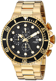 Invicta Pro Diver Czarny/Stal w odcieniu złota Ø50 mm 25298
