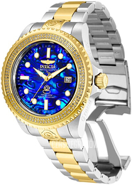 Invicta Pro Diver Niebieski/Stal w odcieniu złota Ø47 mm 25378