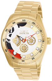 Invicta Wielokolorowy/Stal w odcieniu złota Ø44 mm 25457