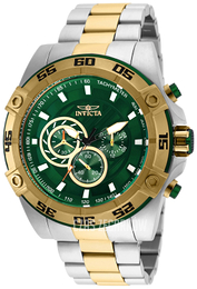 Invicta Speedway Zielony/Stal w odcieniu złota Ø52 mm 25539