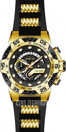 Invicta Speedway Czarny/Stal w odcieniu złota Ø51 mm 25742