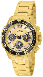 Invicta Pro Diver Żółte złoto/Stal w odcieniu złota Ø38 mm 25747