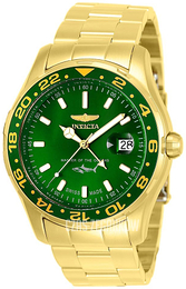 Invicta Pro Diver Zielony/Stal w odcieniu złota Ø44 mm 25824