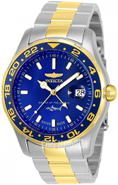 Invicta Pro Diver Niebieski/Stal w odcieniu złota Ø44 mm 25826