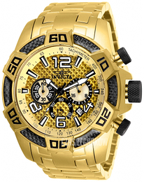 Invicta Pro Diver Żółte złoto/Stal w odcieniu złota Ø50 mm 25854
