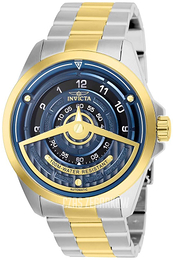 Invicta S1 Rally Niebieski/Stal w odcieniu złota Ø46 mm 25957