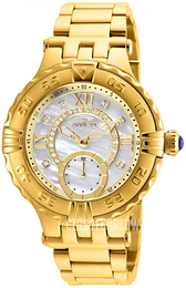 Invicta Subaqua Biały/Stal w odcieniu złota Ø38 mm 26138