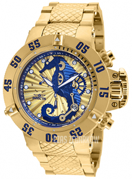 Invicta Subaqua Żółte złoto/Stal w odcieniu złota Ø50 mm 26231