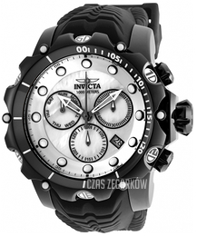 Invicta Venom Srebrny/Guma Ø55 mm 26246