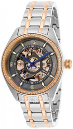 Invicta Czarny/Stal w kolorze różowego złota Ø34 mm 26359