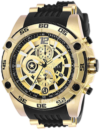 Invicta Marvel Wielokolorowy/Stal w odcieniu złota Ø52 mm 26781