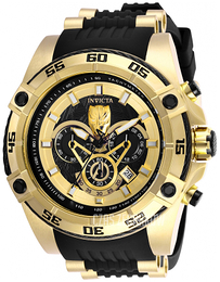 Invicta Czarny/Stal w odcieniu złota Ø52 mm 26803