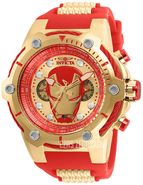 Invicta Marvel Wielokolorowy/Stal w odcieniu złota Ø51 mm 26906