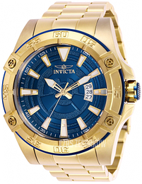 Invicta Pro Diver Niebieski/Stal w odcieniu złota Ø52 mm 27011
