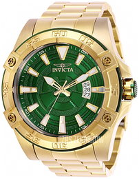 Invicta Pro Diver Zielony/Stal w odcieniu złota Ø52 mm 27013