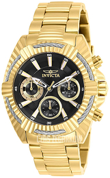Invicta Bolt Czarny/Stal w odcieniu złota Ø38 mm 27186