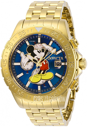 Invicta Niebieski/Stal w odcieniu złota Ø47 mm 27377