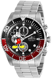 Invicta Disney Czarny/Stal Ø43 mm 27388