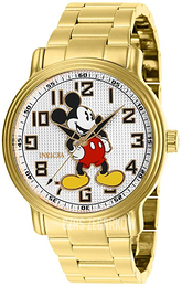 Invicta Disney Biały/Stal w odcieniu złota Ø43 mm 27393