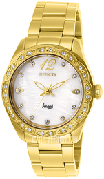 Invicta Angel Biały/Stal w odcieniu złota Ø35 mm 27446