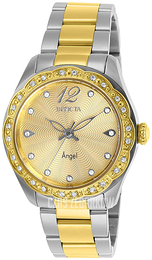 Invicta Angel Żółte złoto/Stal w odcieniu złota Ø35 mm 27447