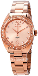Invicta Angel Różowe złoto/Stal w kolorze różowego złota Ø35 mm 27459