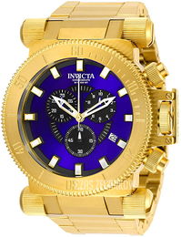 Invicta Coalition Forces Niebieski/Stal w odcieniu złota Ø51 mm 27836