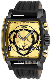 Invicta S1 Rally Żółte złoto/Skóra 27944