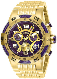 Invicta Speedway Purpurowy/Stal w odcieniu złota Ø51 mm 28012