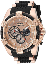 Invicta Bolt Różowe złoto/Stal w kolorze różowego złota Ø52 mm 28014