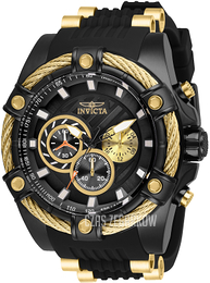 Invicta Bolt Czarny/Stal w odcieniu złota Ø52 mm 28015